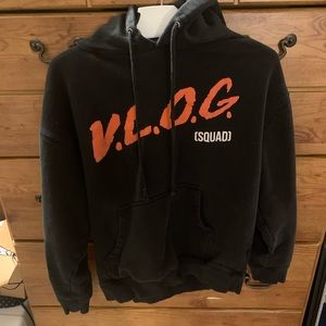 Medium Black Vlog Squad Hoodie